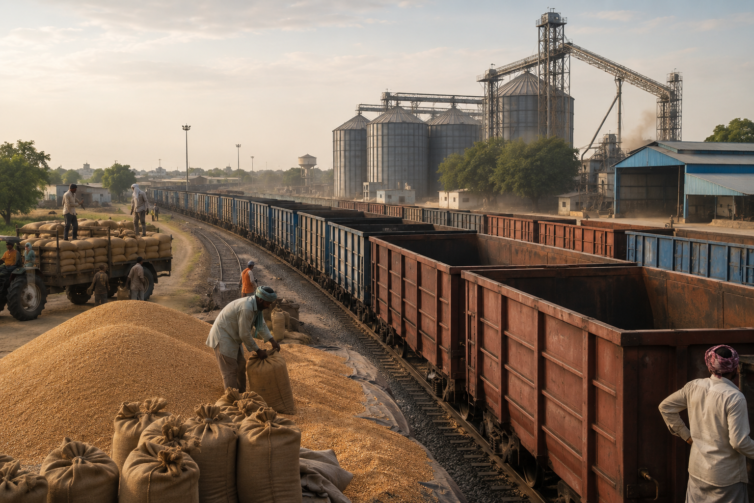 Bulk Logistics in India: Navigating Railway Rake Shortages for Agri-Commodities